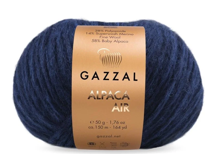 Gazzal Alpaca Air Örgü İpi