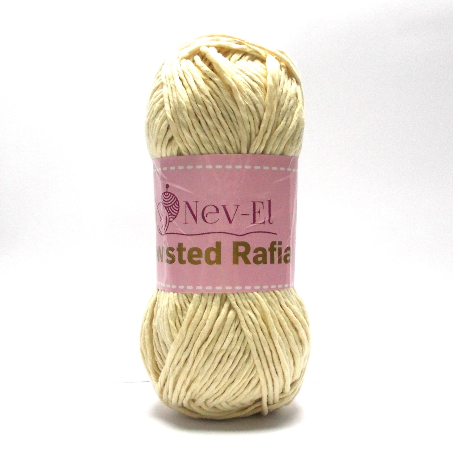 Nevel Twisted Rafya - Çanta İpleri twisted-krem