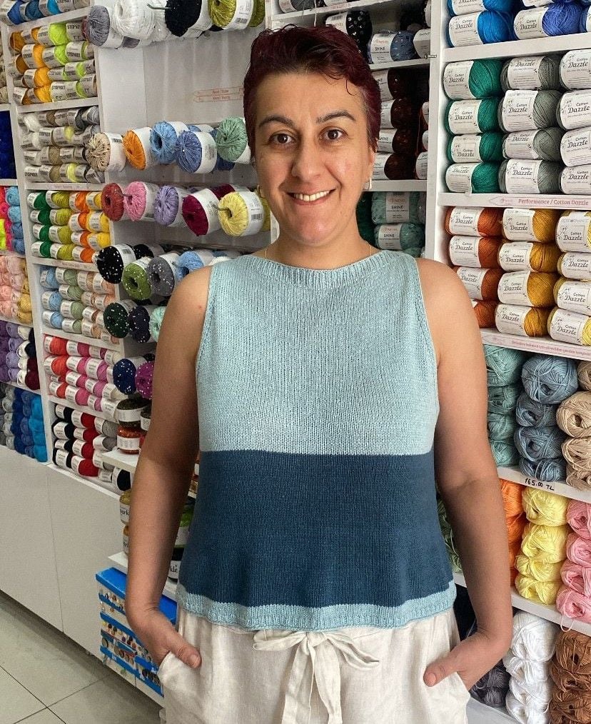 Nevel Lenora Karo Bluz