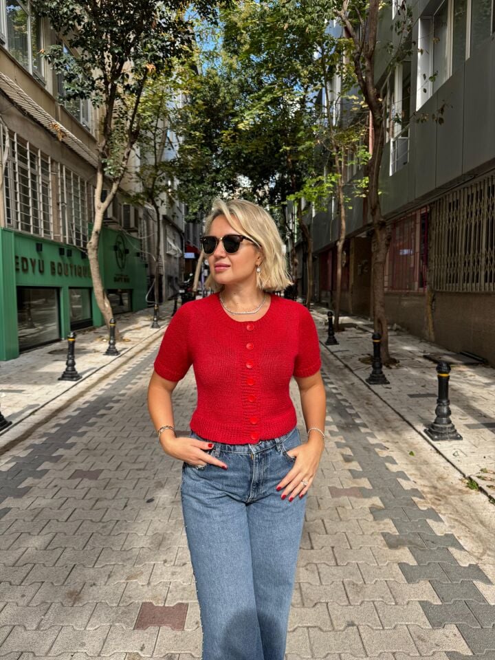 Cloe Blouse Arvel Örgü Hırka İpi Kiti