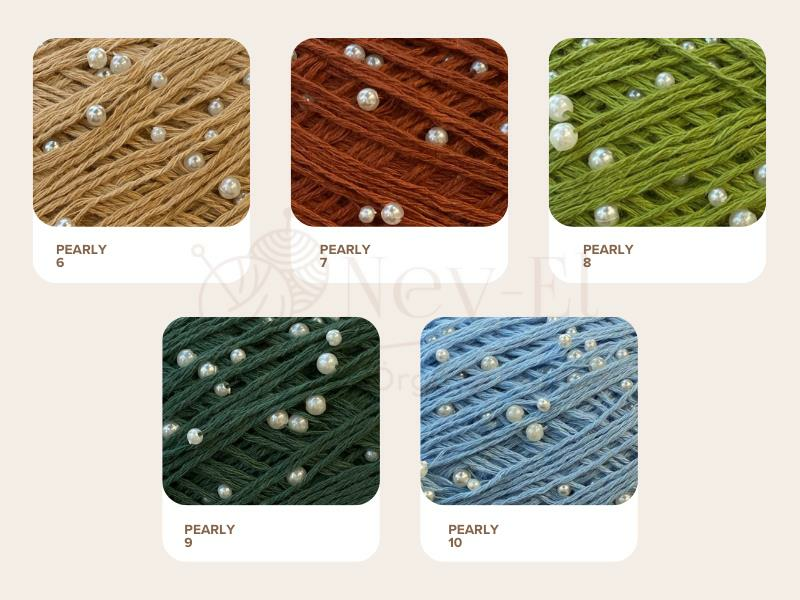 Nevel Pearly İncili Örgü İpi