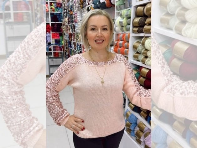 Shine Royal Kol Detaylı Kazak