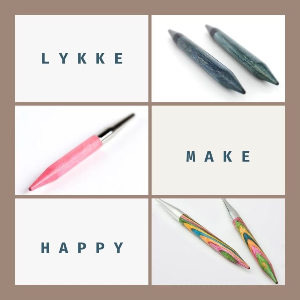 Lykke Colour Kısa Şiş Seti 9cm Değiştirilebilir Misinalı