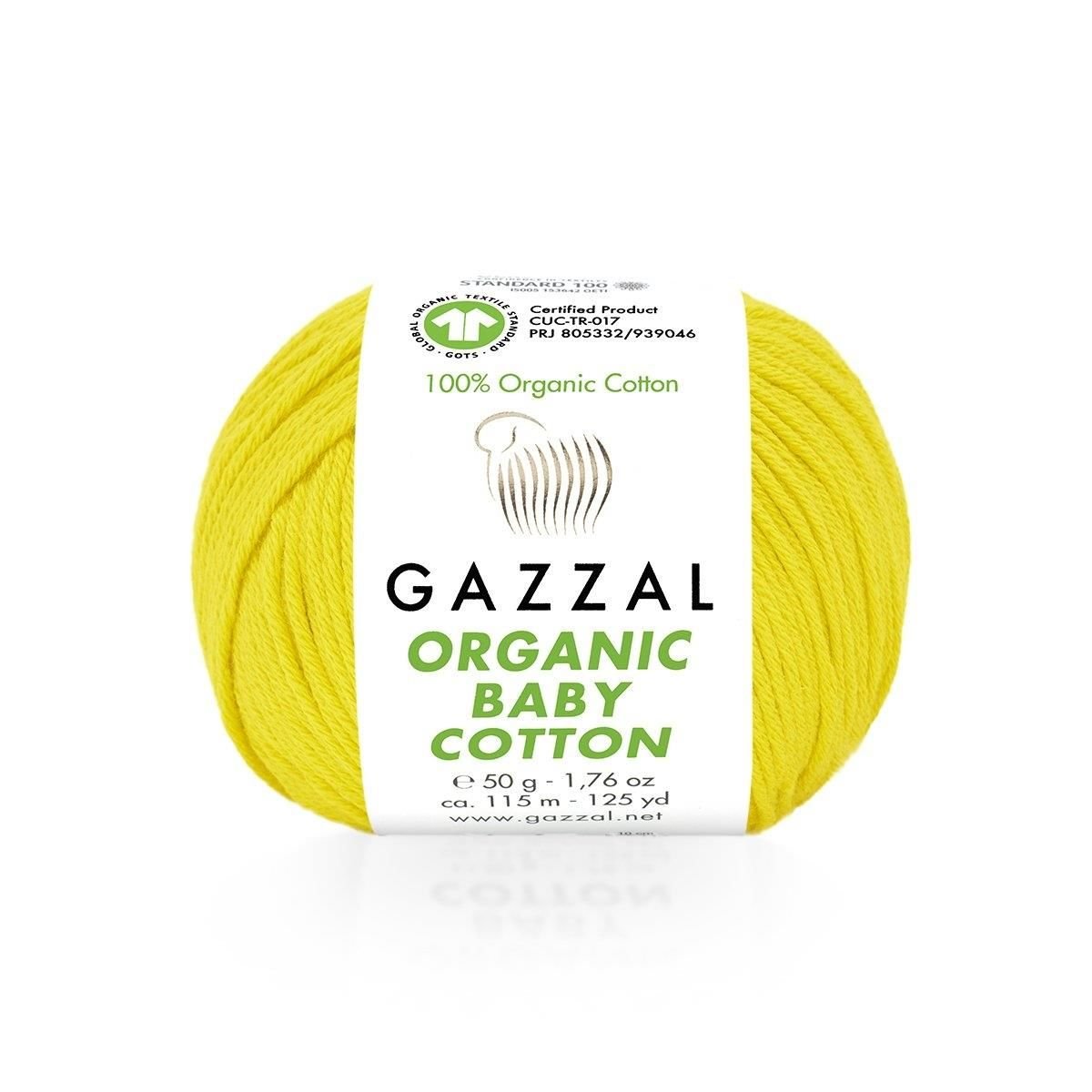Gazzal Organic Baby Cotton Örgü İpler