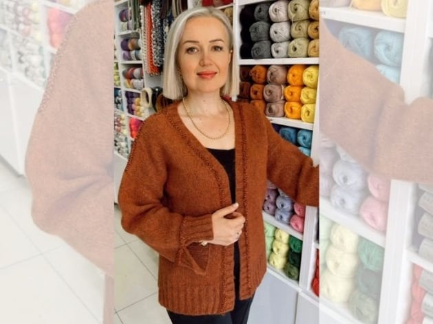 Alpaca Sparkle Örgü Hırka Kiti