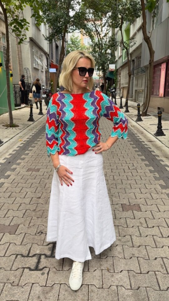 Lavinya Bluz – Örgü Model Açıklaması