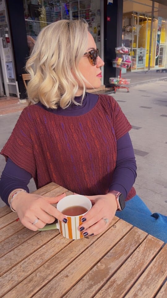 Cloudy Blouse Örgü Bluz Kiti