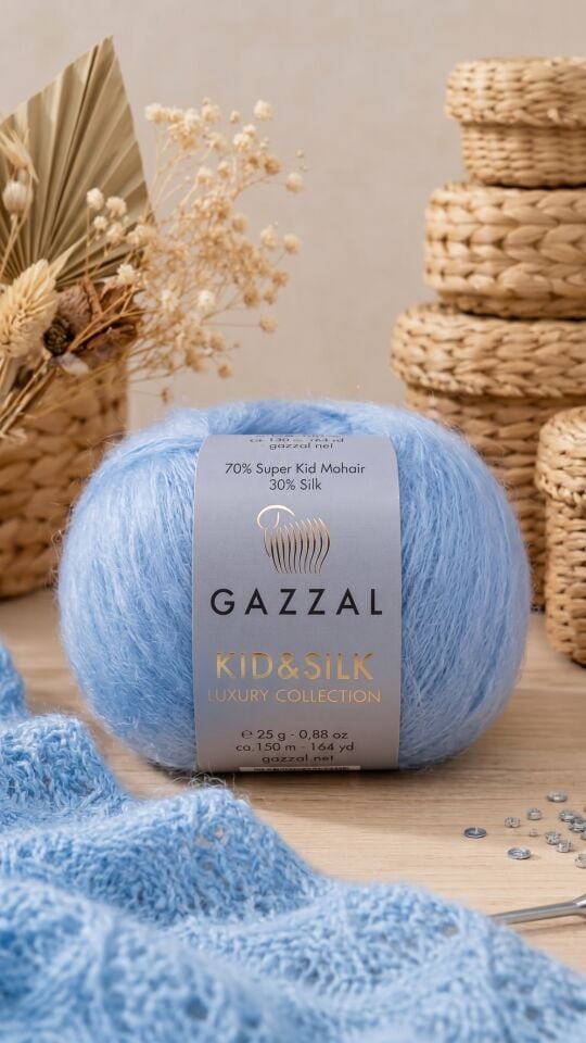 Gazzal Kid & Silk Örgü İpi