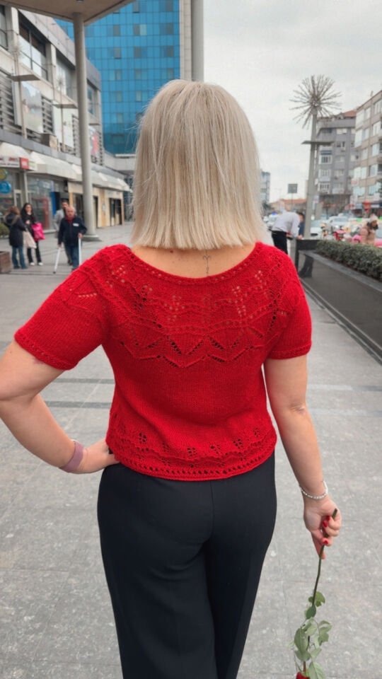 Magnolia Tee Örgü Bluz Kiti magnolia-3505 - 36-40 BEDEN