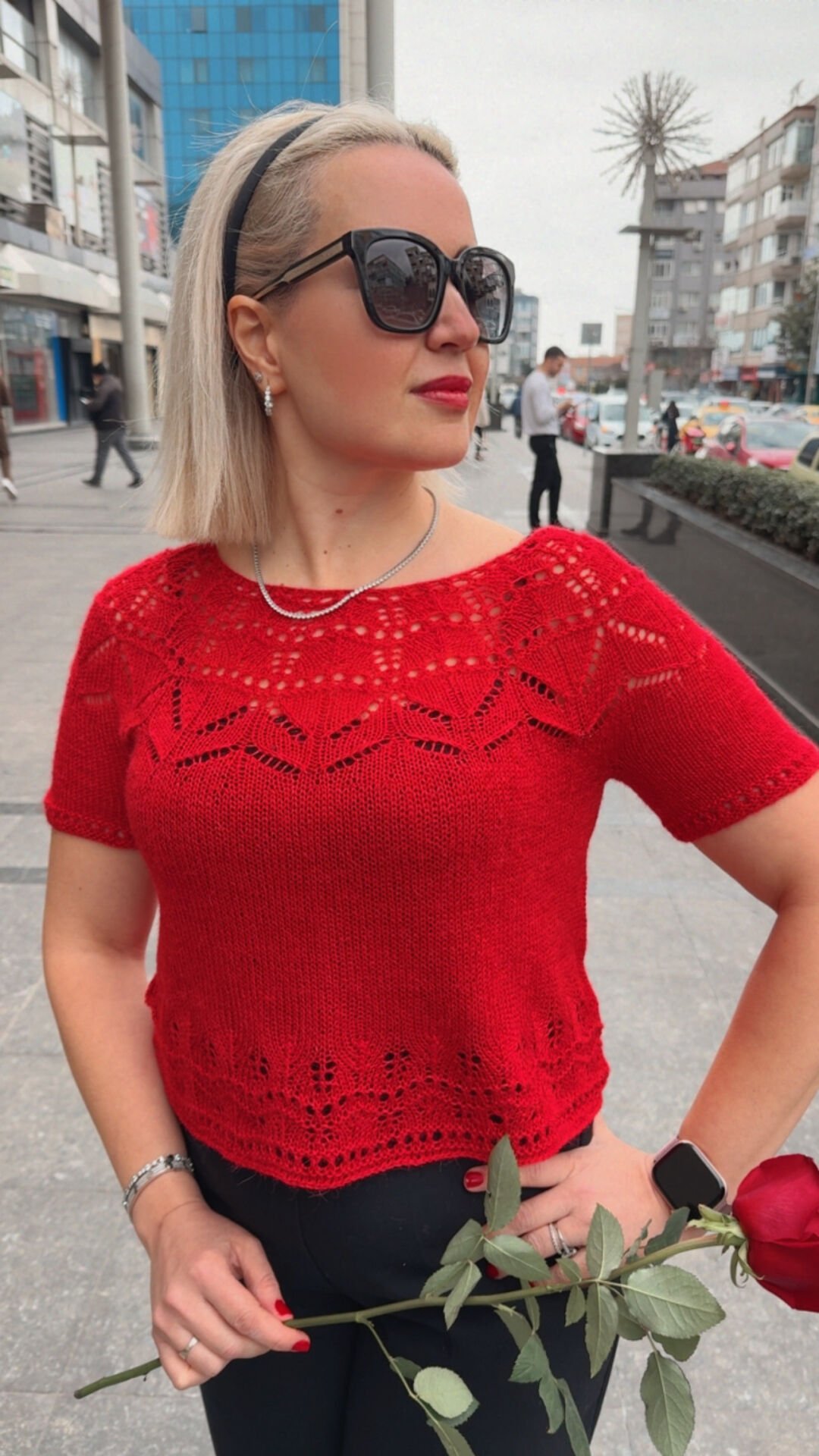 Magnolia Tee Örgü Bluz Kiti