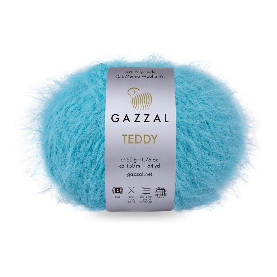 Yakadan Başlamalı Kısa Kollu Teddy Kazak 6557 - 38-40 BEDEN