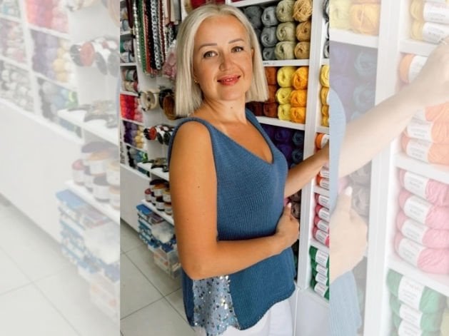 Kenar Detaylı Shine Bluz