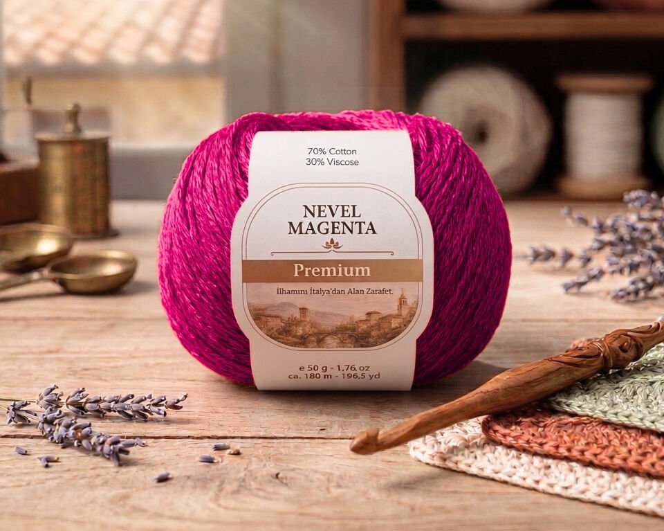 Nevel Magenta Amelia West Örgü Kiti – Hafif Yazlık Yelek west-206 - 36-38 BEDEN