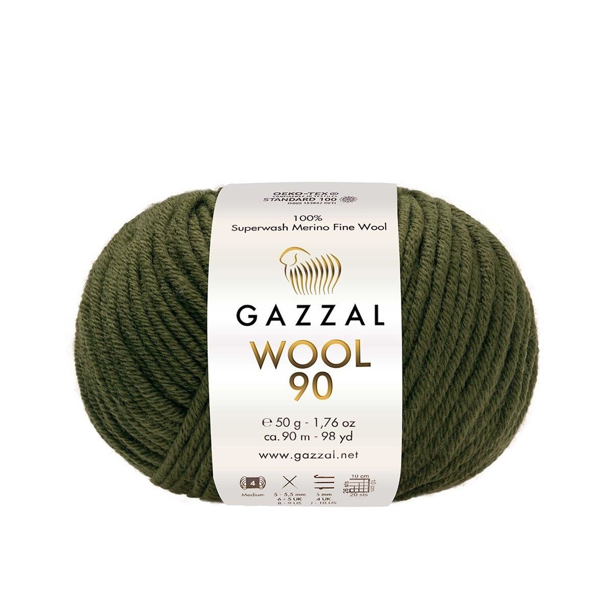 Gazzal Wool 90 El Örgü İpi 3672