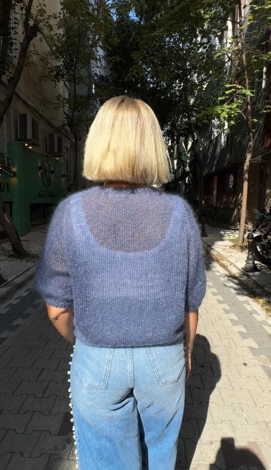 Cloe Blouse Örgü Hırka İpi Kiti