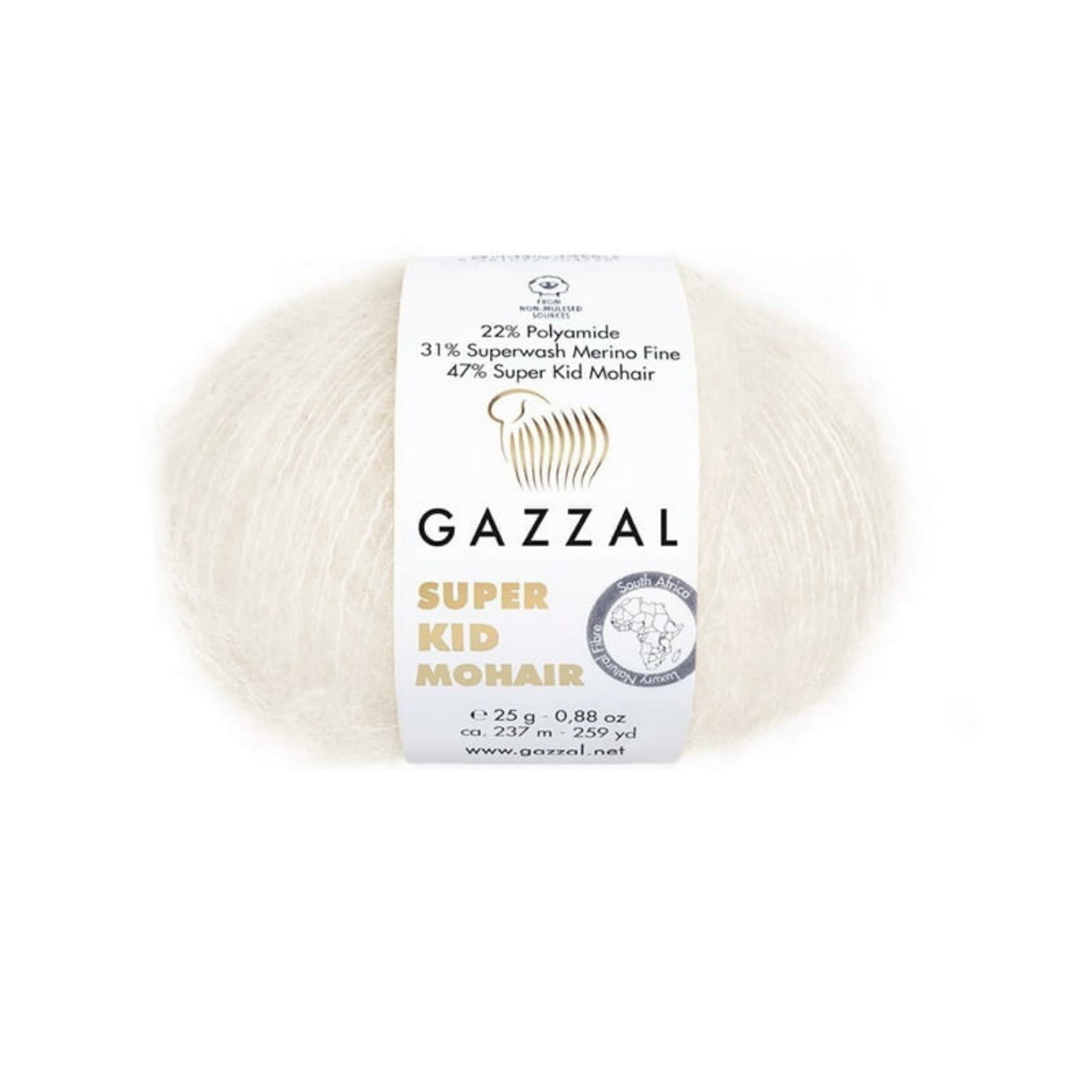 Gazzal Super Kid Mohair El Örgü İpi 64436