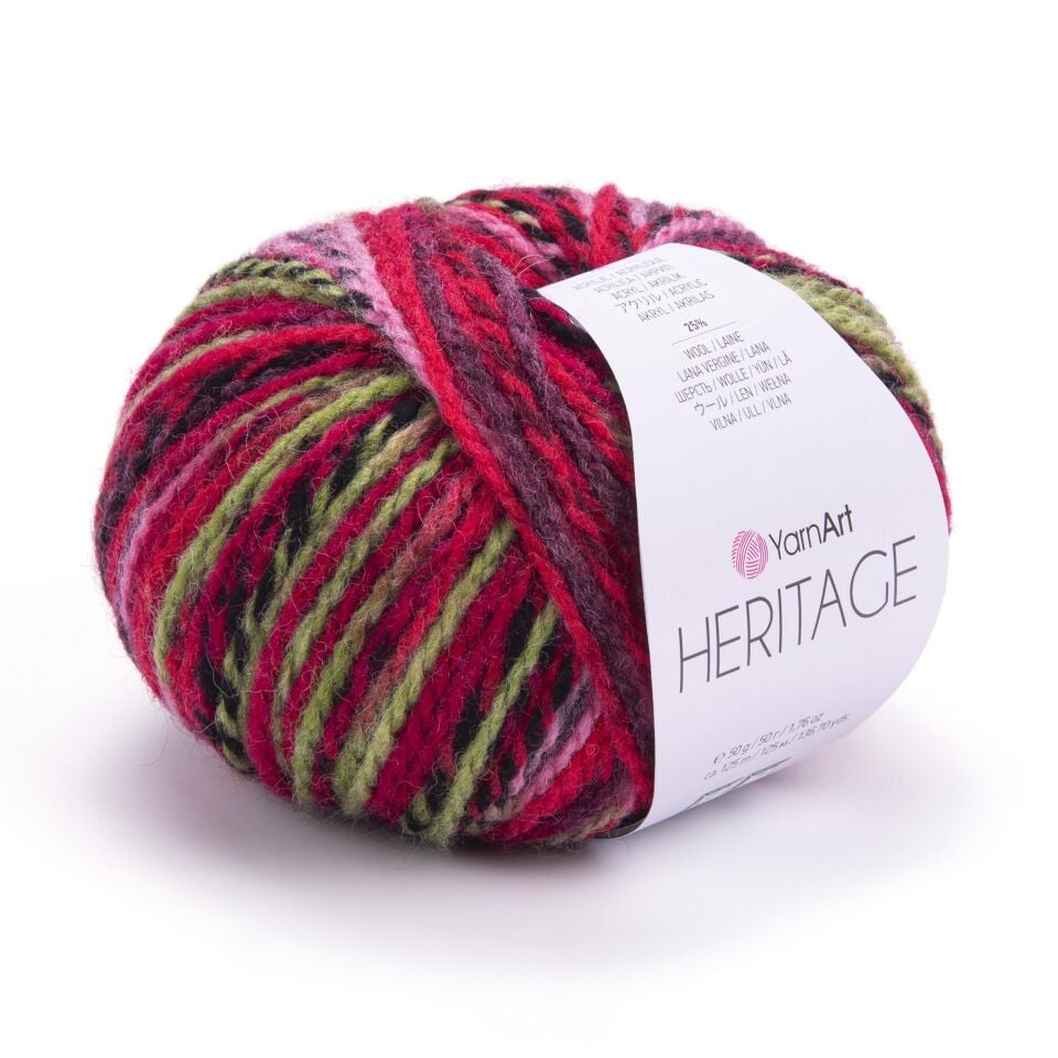 Yarnart Heritage İp Ebruli Örgü İpi 333