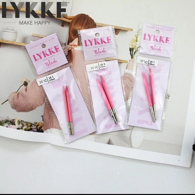 Lykke Blush 9 cm Kısa Değiştirilebilir Misinalı Şiş Ucu