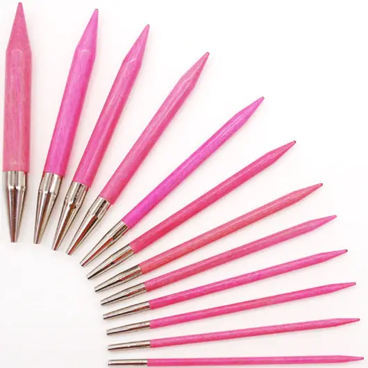 Lykke Blush 9 cm Kısa Değiştirilebilir Misinalı Şiş Ucu