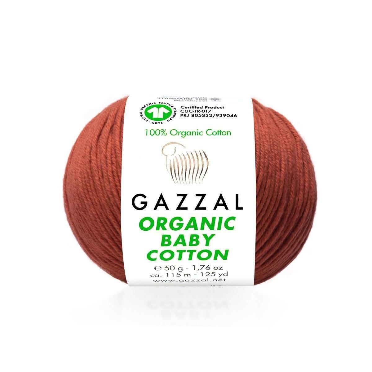 Gazzal Organic Baby Cotton Örgü İpler 445