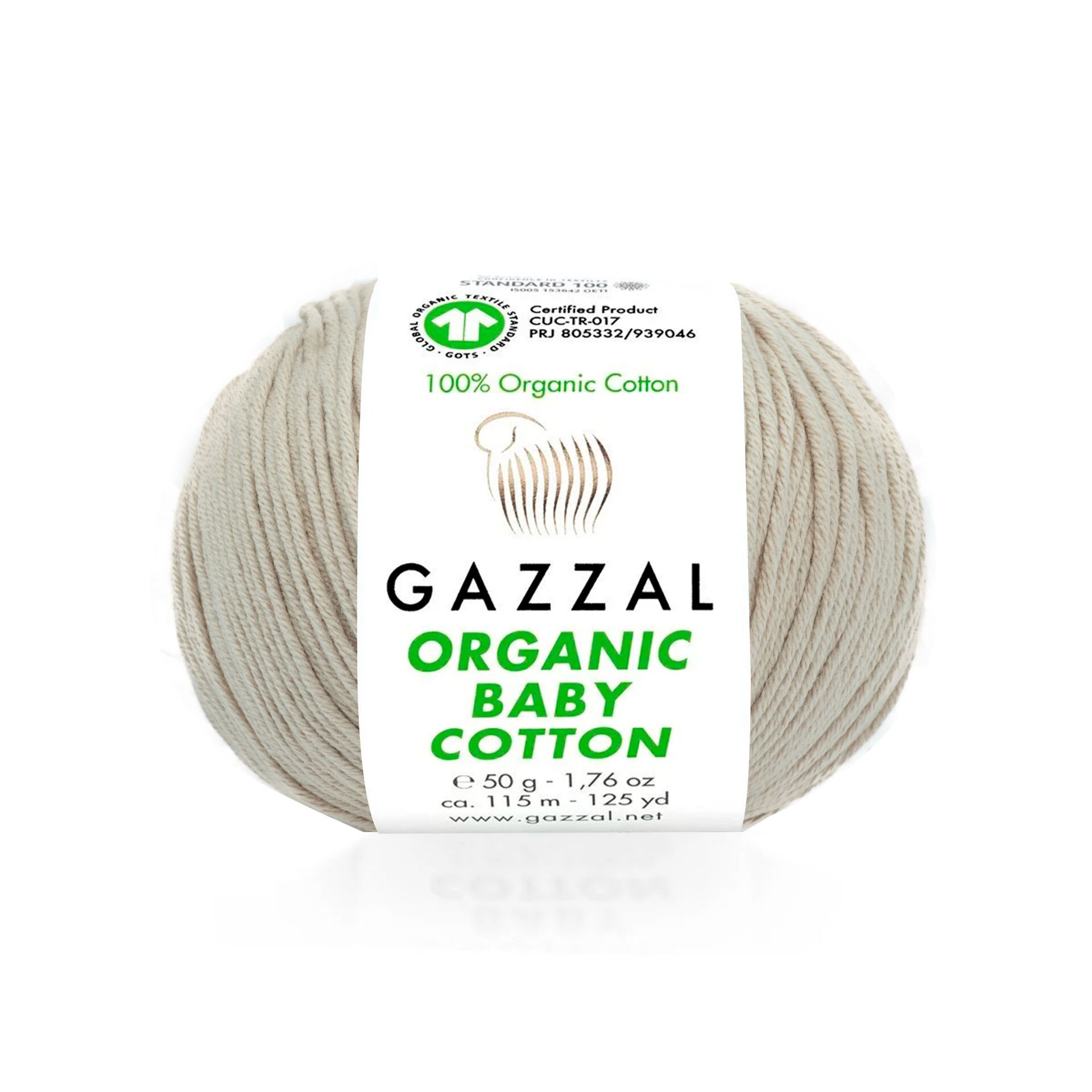 Gazzal Organic Baby Cotton Örgü İpler 444