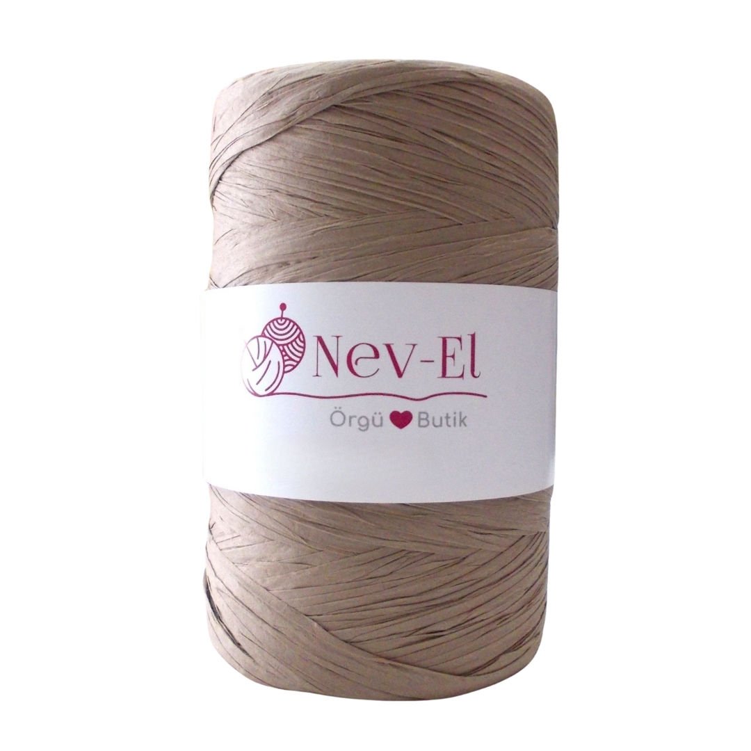 Nevel Rafya – %100 Doğal Kağıt Rafya | 150g / 230m 5-KAHVE