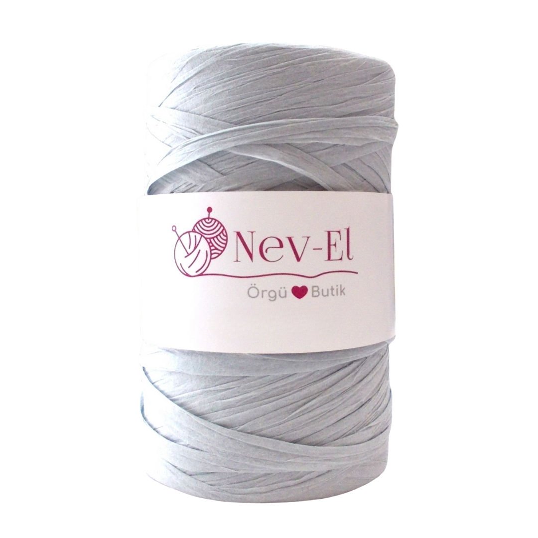 Nevel Rafya – %100 Doğal Kağıt Rafya | 150g / 230m 12-GRİ