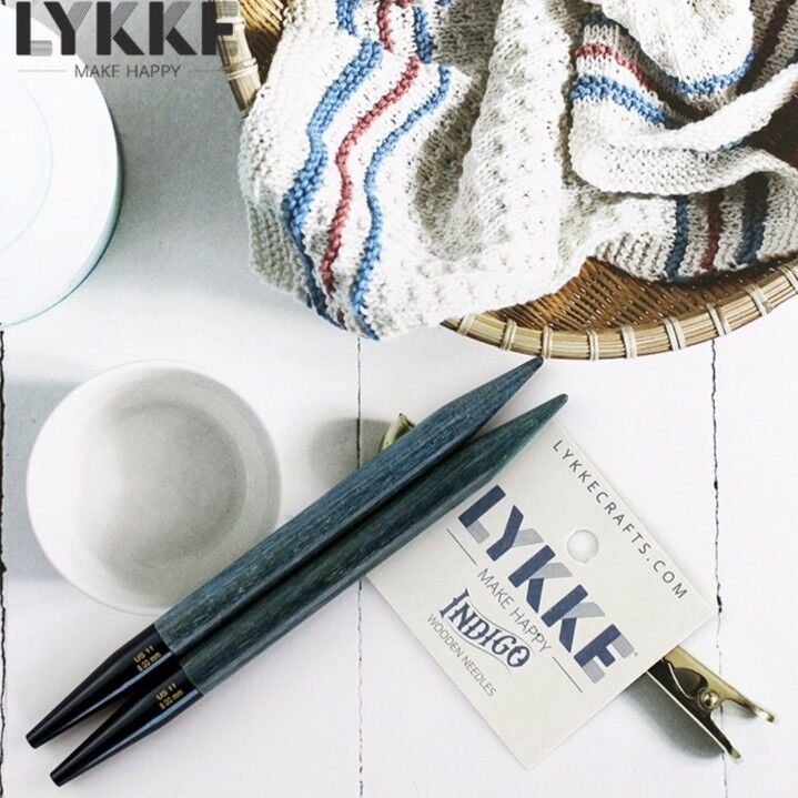 Lykke İndigo Değiştirilebilir Misinalı Şiş 13cm