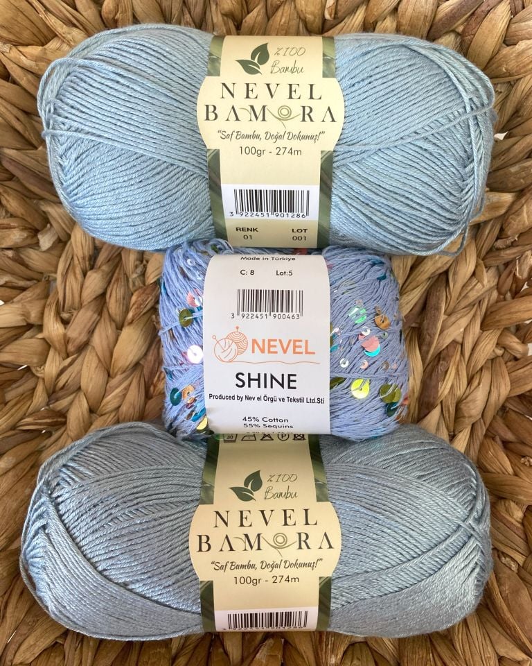 Kenar Detaylı Shine Bluz bamora17 - 44-46 BEDEN