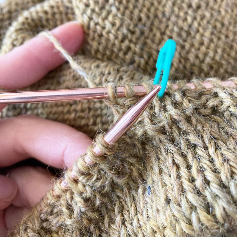 Lykke Cypra Bakır 13 cm Kısa Değiştirilebilir Misinalı Örgü Şiş