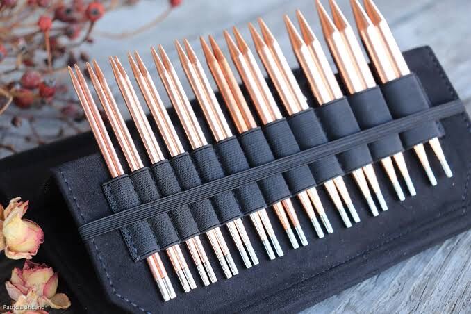 LYKKE CYPRA UZUN BAKIR ŞİŞ SETİ 13 CM DEĞİŞTİRİLEBİLİR MİSİNALI