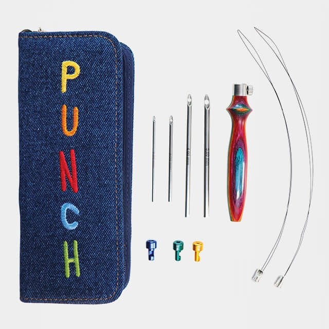 KnitPro The Vibrant Punch Needle Seti
