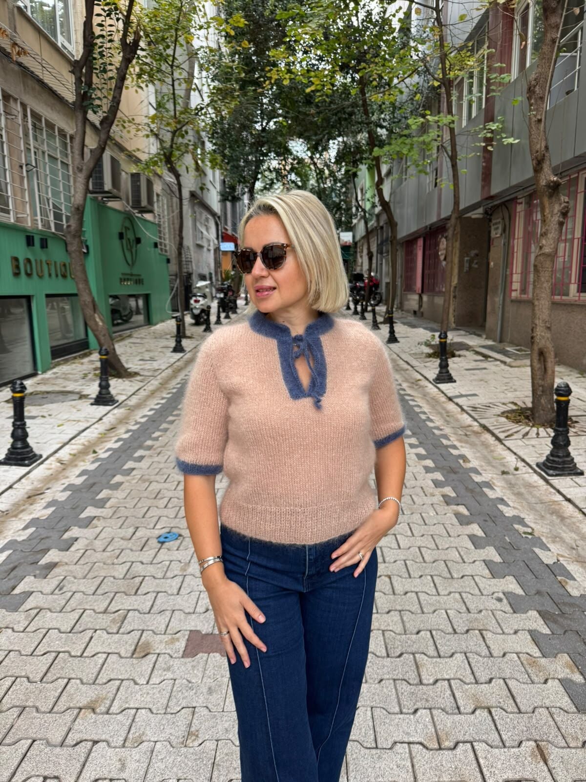 Silk Breeze Blouse Örgü Bluz Kiti