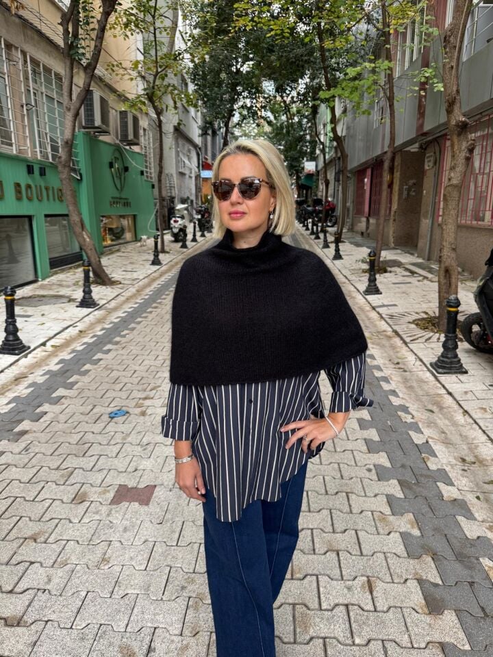 Ivy Cap Lenora El Örgüsü Panço / Pelerin Kiti