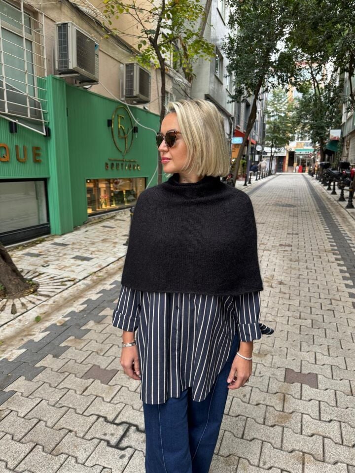 Ivy Cap Lenora El Örgüsü Panço / Pelerin Kiti
