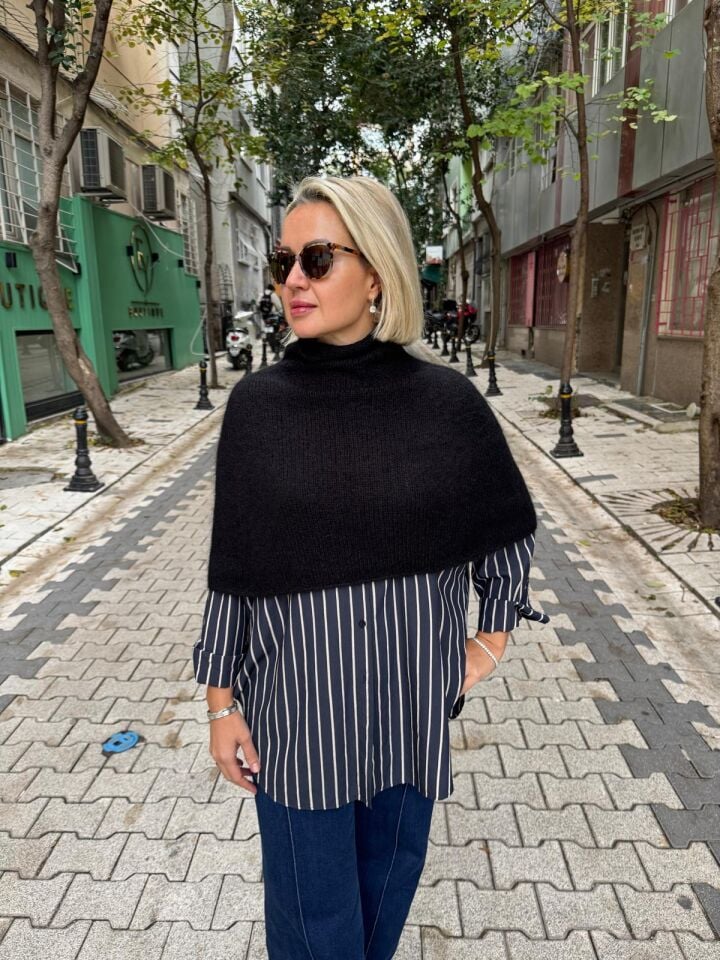 Ivy Cap Lenora El Örgüsü Panço / Pelerin Kiti