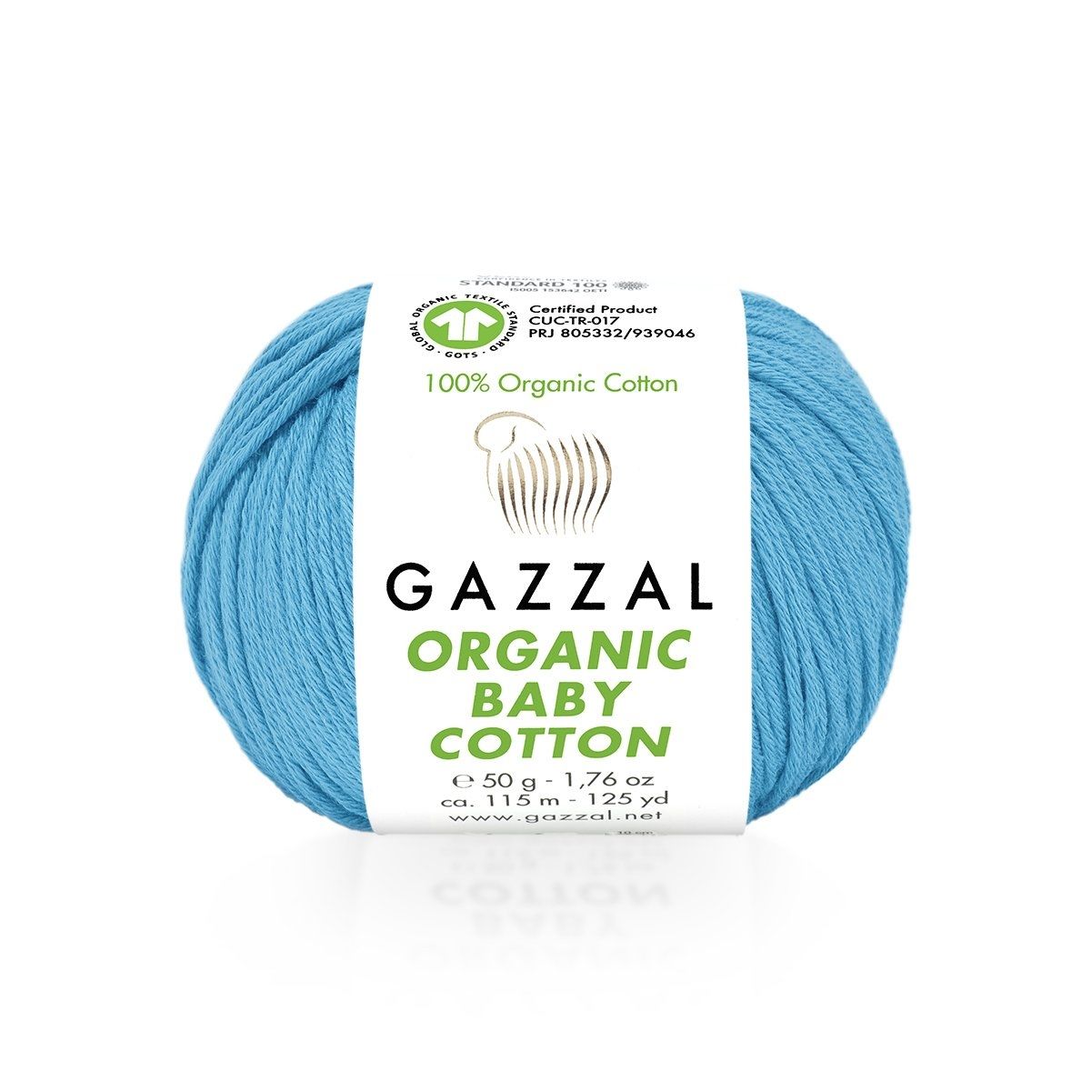 Organic Baby Cotton Popcorn Kazak Kit 424 - 46-48 BEDEN
