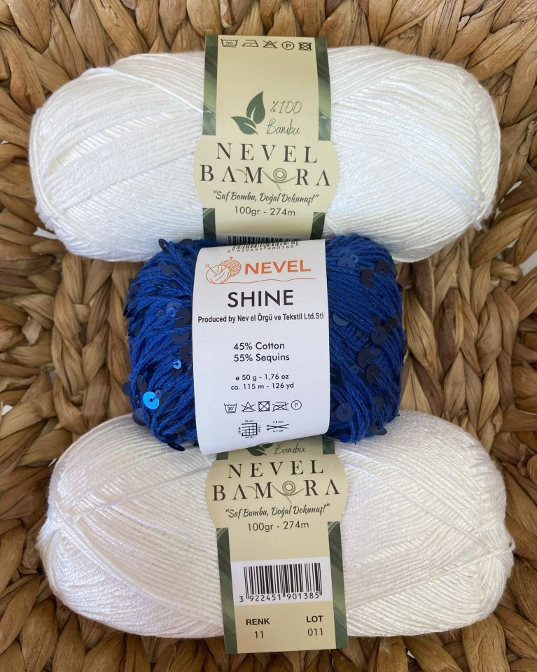 Ajurlu Bamora - Shine Bluz bamora-21 - 48-50 BEDEN