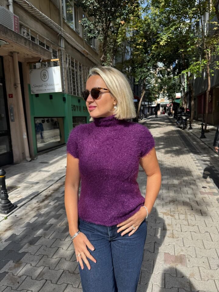 Plum Teddy Tee Örgü Bluz İpi Kiti