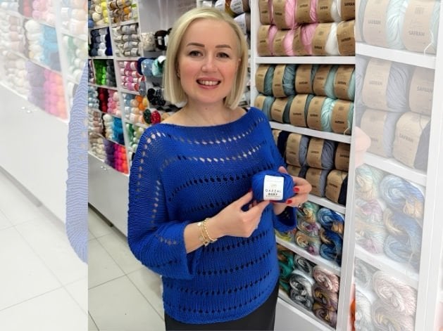 Cotton Netta Örgü Bluz Kiti
