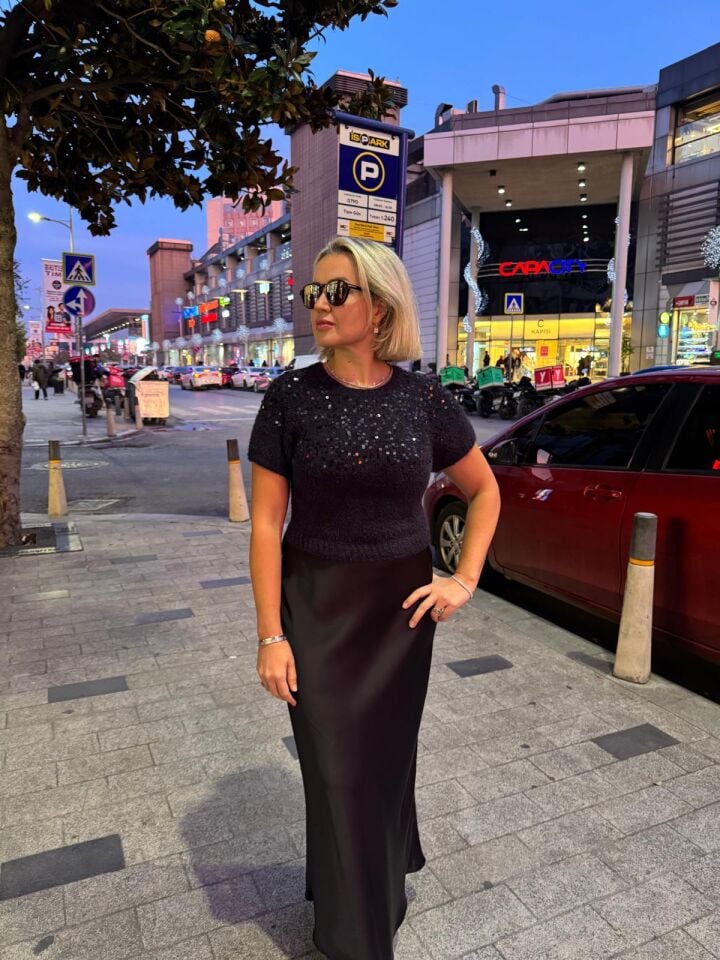 Gece Örgü Bluz İpi Kiti
