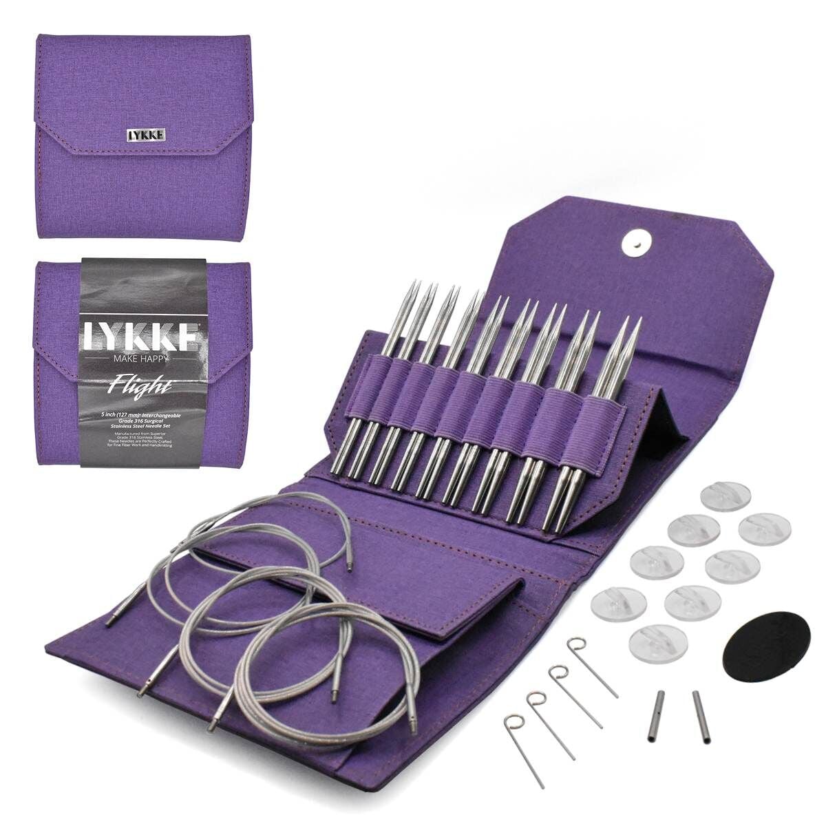 Lykke Flight Standart Şiş Seti - Uzun 13cm Purple