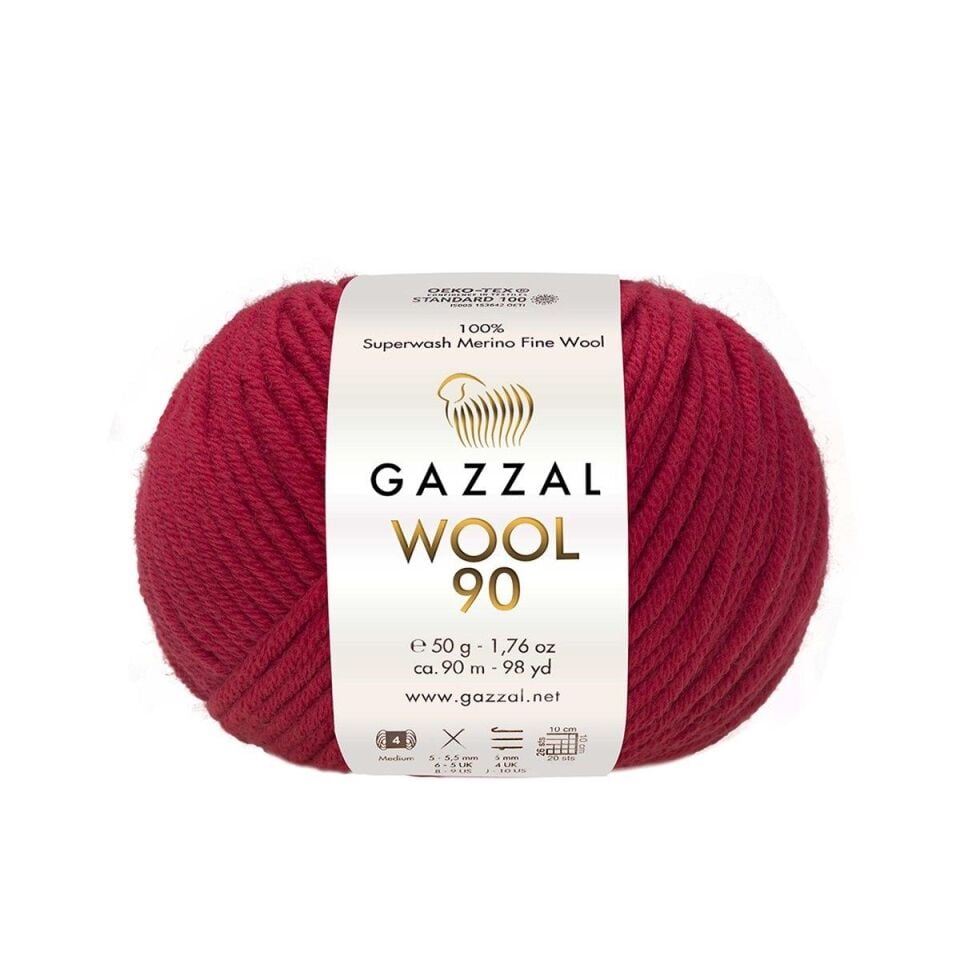 Gazzal Wool 90 El Örgü İpi