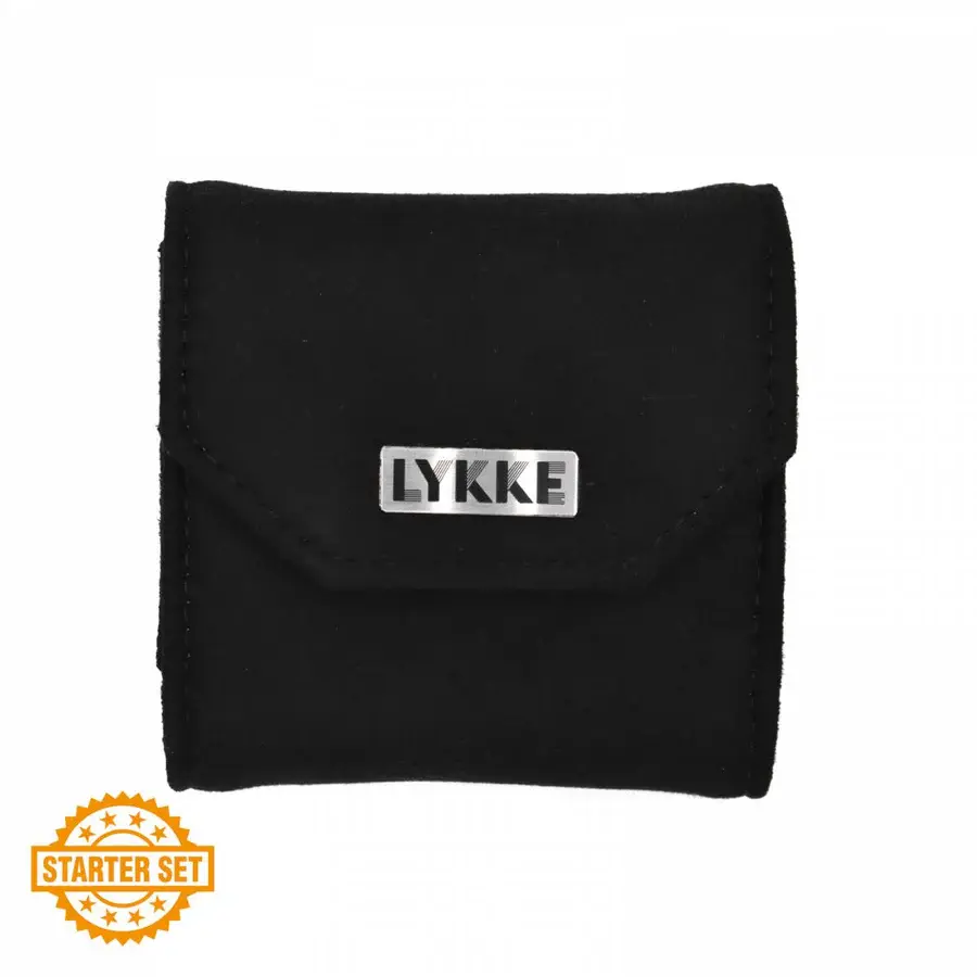 Lykke Colour Starter Şiş Seti - Kısa 9cm Siyah