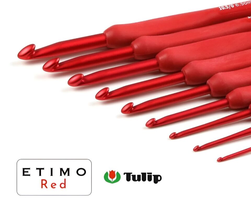 Tulip Etimo Red Ergonomik Saplı Tığ